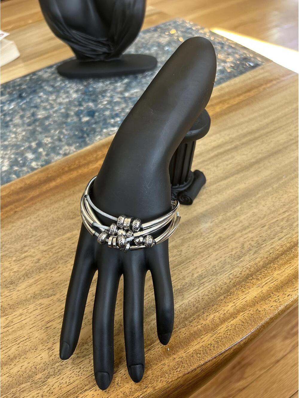 Paparazzi ~ We Aim To Please Silver-tone Bracelet